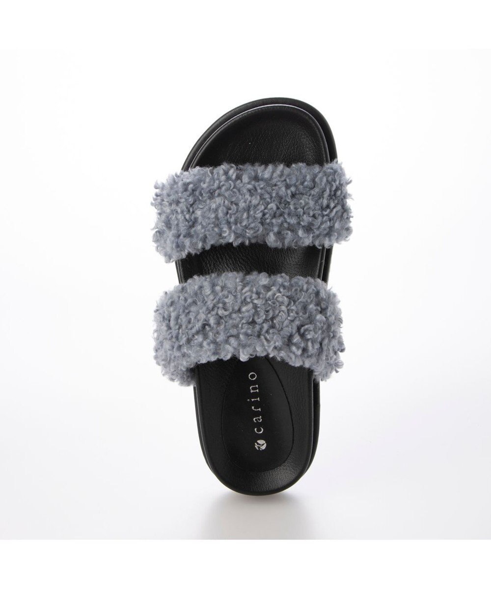 MODE ET JACOMO <carino>エコファーもこもこサンダル 