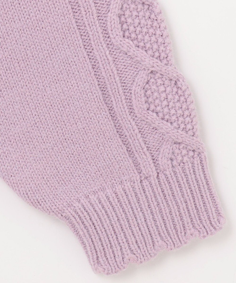 ANY KIDS リボン ケーブル ニット 