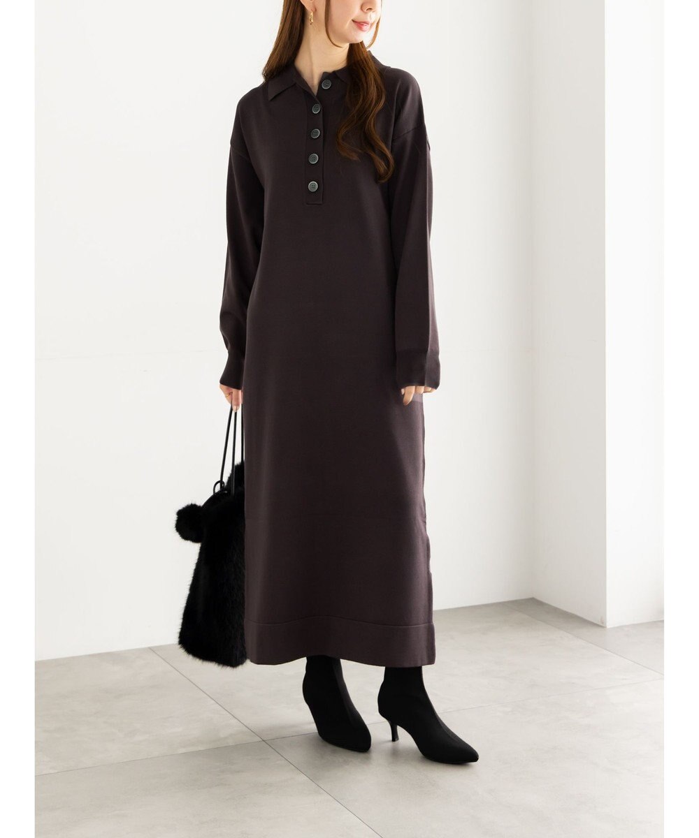 Te chichi ニットポロワンピース《2025Autumn catalog vol.2 item》 