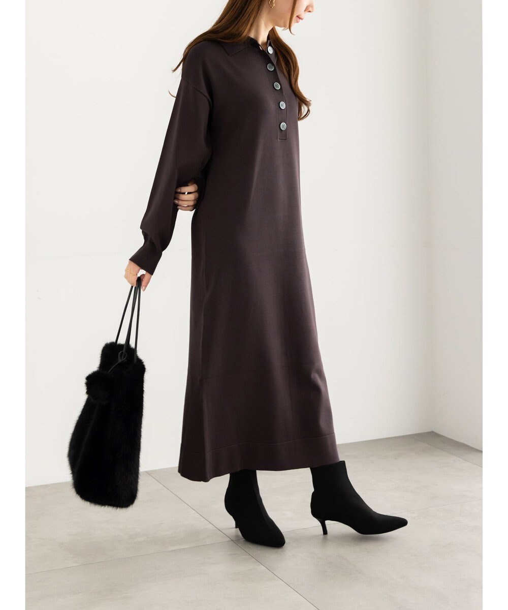 Te chichi ニットポロワンピース《2025Autumn catalog vol.2 item》 