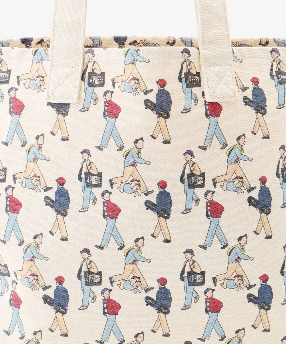 J.PRESS MEN 【AaronChang】【UNISEX】プリント トートバッグ 