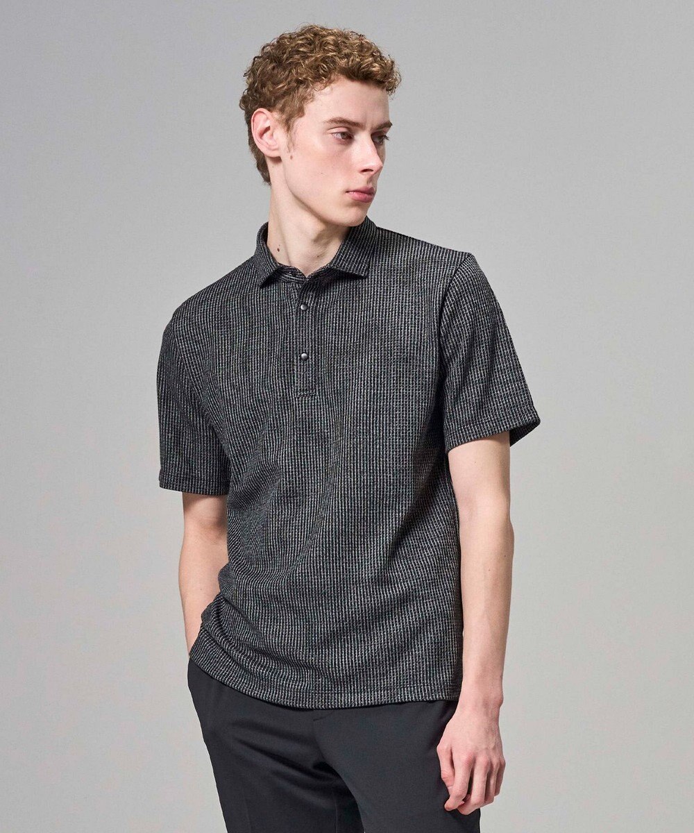 JOSEPH HOMME 【新型】メランジクロスジャージー　ポロシャツ 