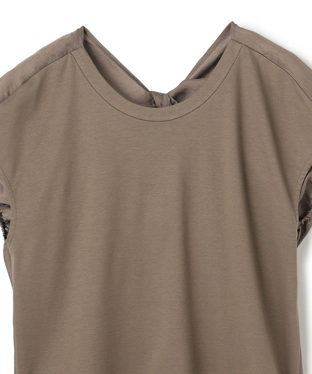 BEIGE， ZEOLITE / バックツイスト コンビトップス 