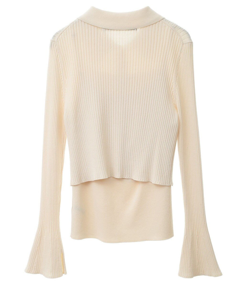 YECCA VECCA 【2点セット】キャミセット襟付きカーディガン 