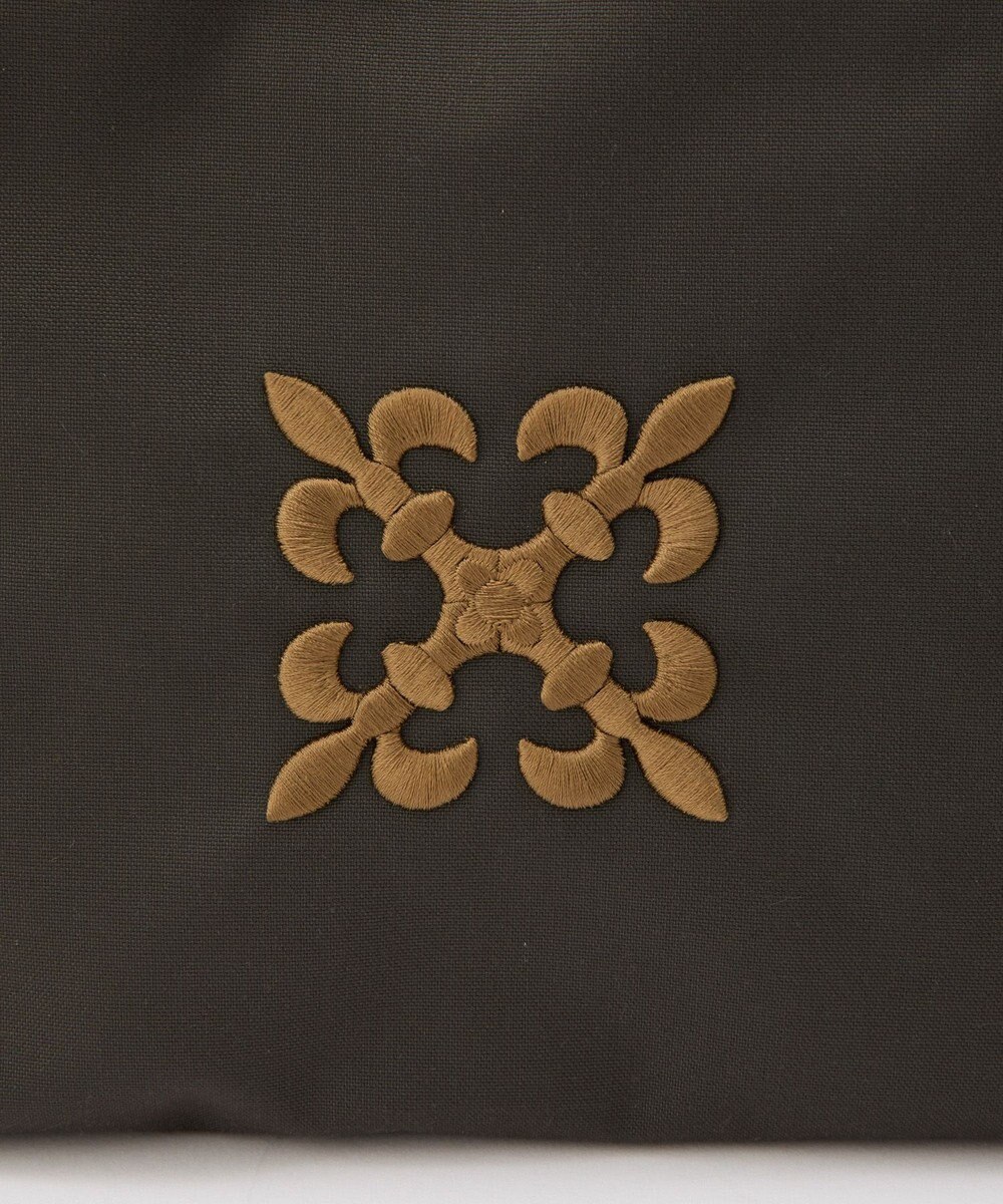 russet 【モノグラム刺繍】コーデュラナイロントートバッグ（CE-1776） 