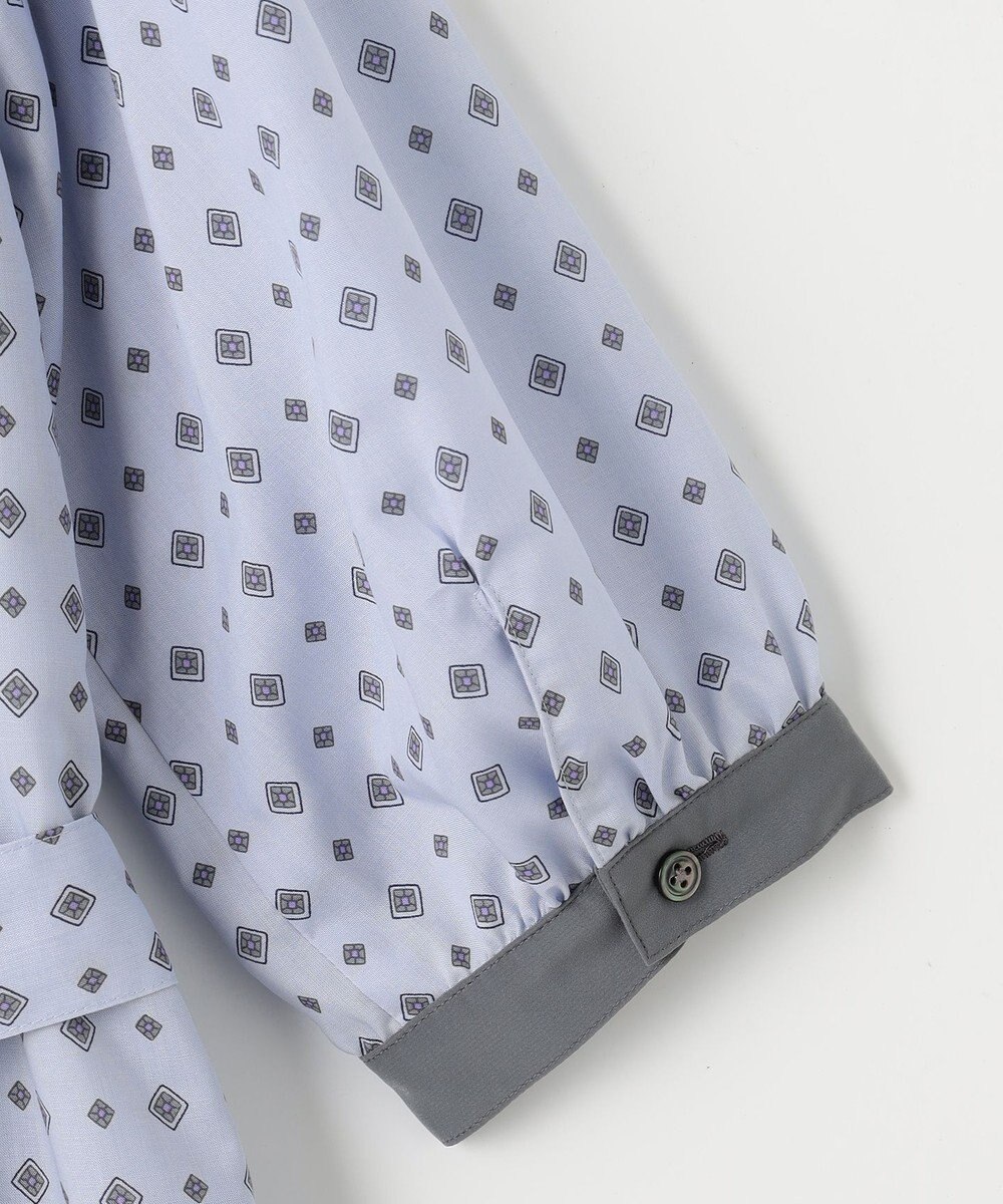 J.PRESS LADIES S 【洗える】ジオメトリックプリント ワンピース 