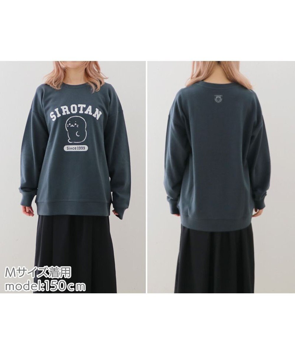 Mother garden しろたん フロッキープリント トレーナー ユニセックス 