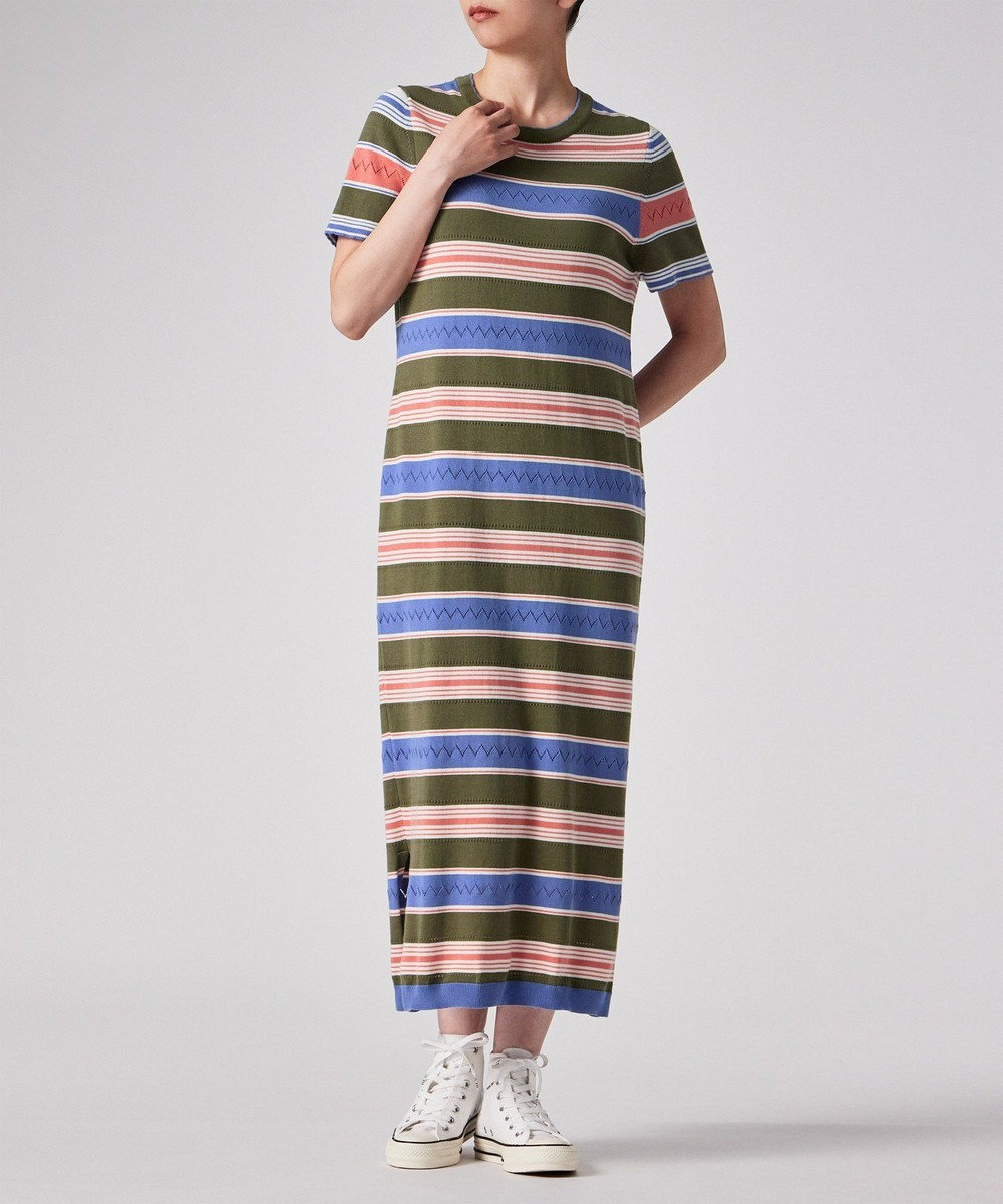 Paul Smith マルチボーダー ニットワンピース 