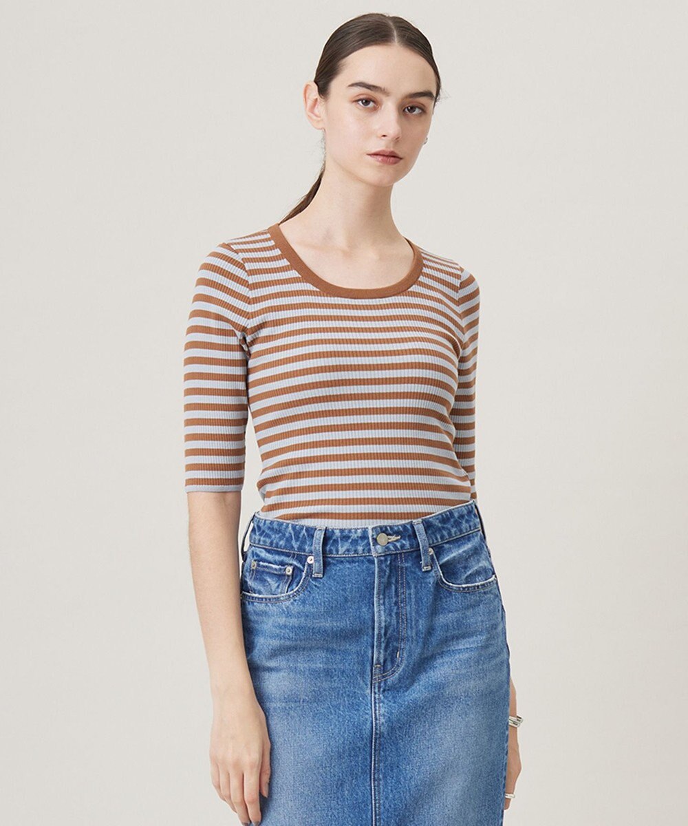 ICB 【洗える】4×2リブ プルオーバー 