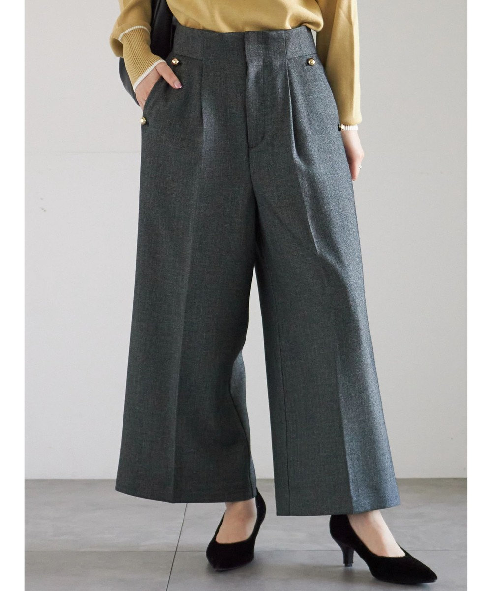 Te chichi ツイーディーワイドクロップトパンツ 