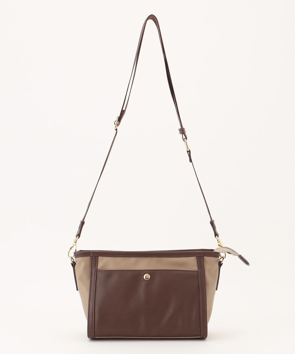 LA BAGAGERIE 【MONICA】ナイロンコンビショルダーバッグ 