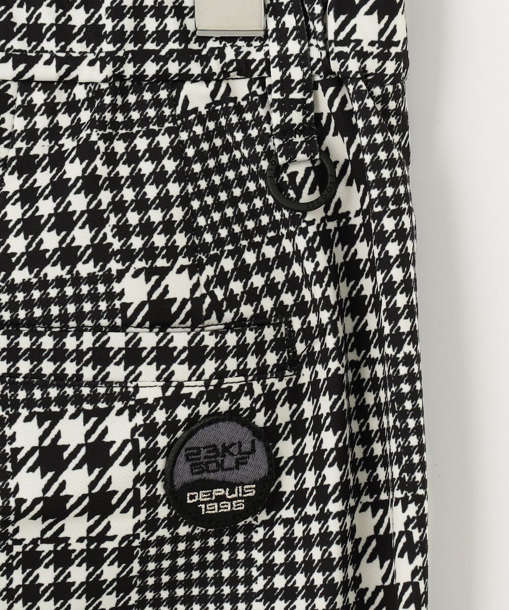 23区GOLF フレンチシックなスタイリングに！【WOMEN】チェック柄 テーパードパンツ 