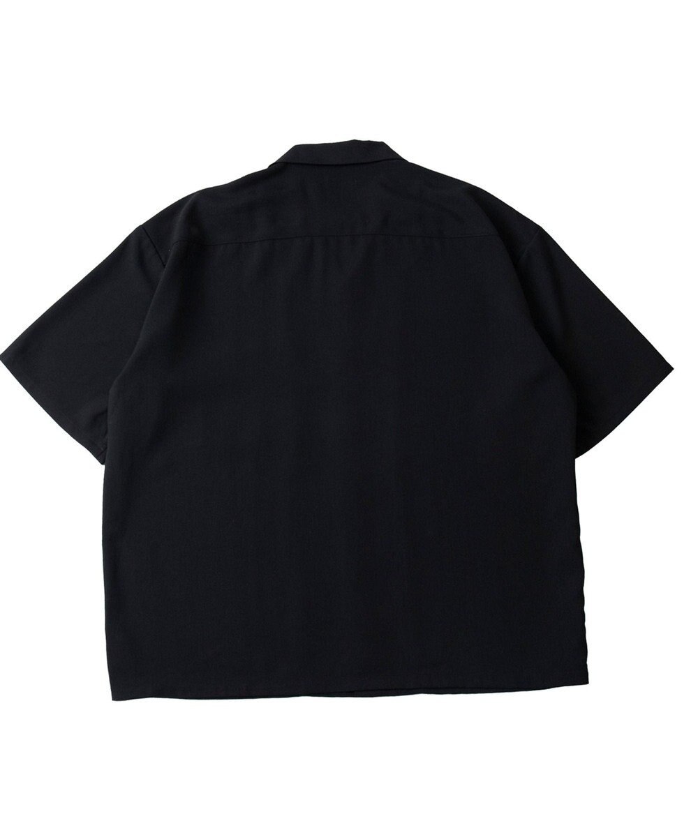 WEGO 【速乾/シワになりにくい】ドライポリオープンカラーシャツ(S) 