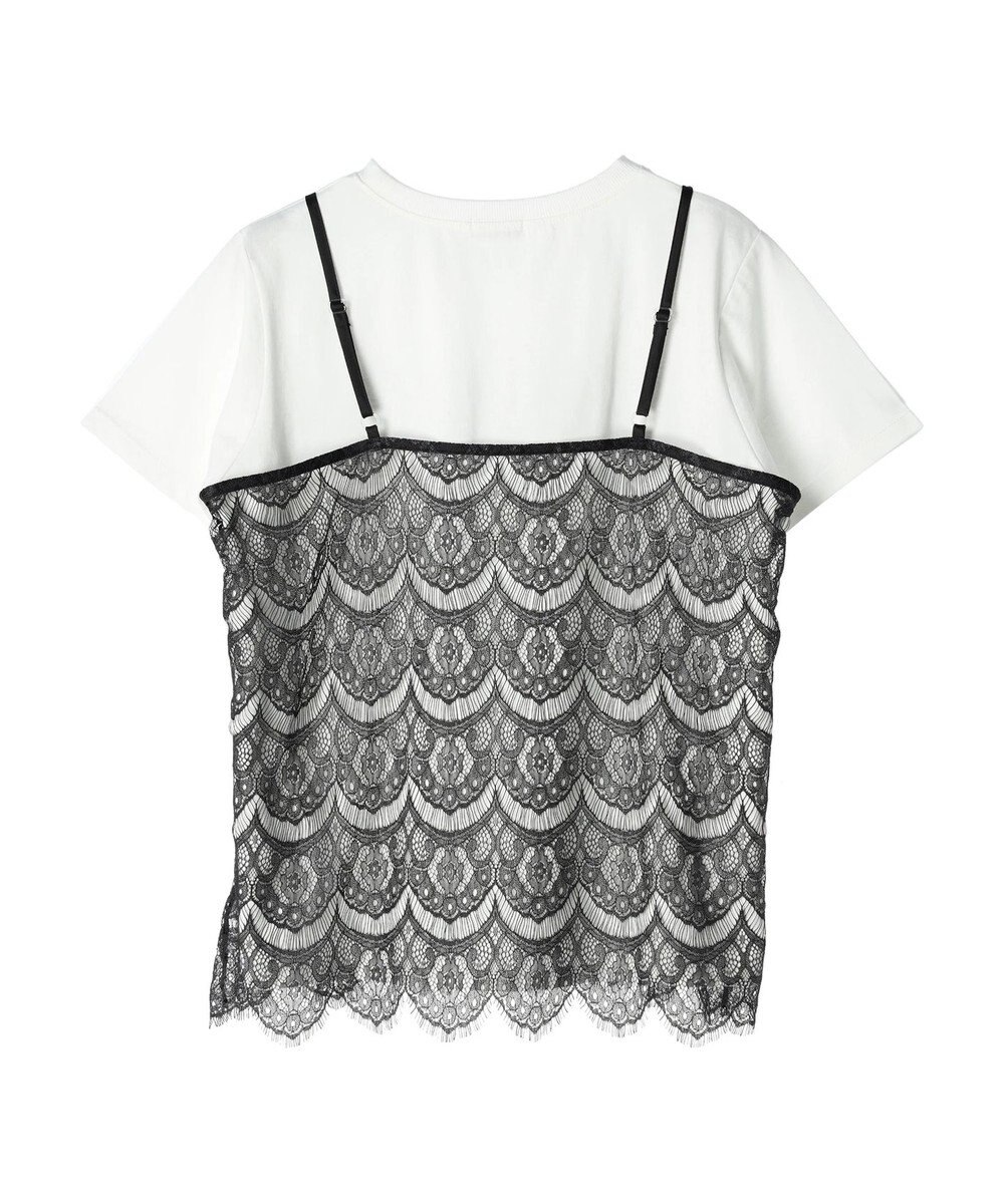 earth music&ecology ＳＥＴ２点レースキャミソール＋ＴＥＥ 