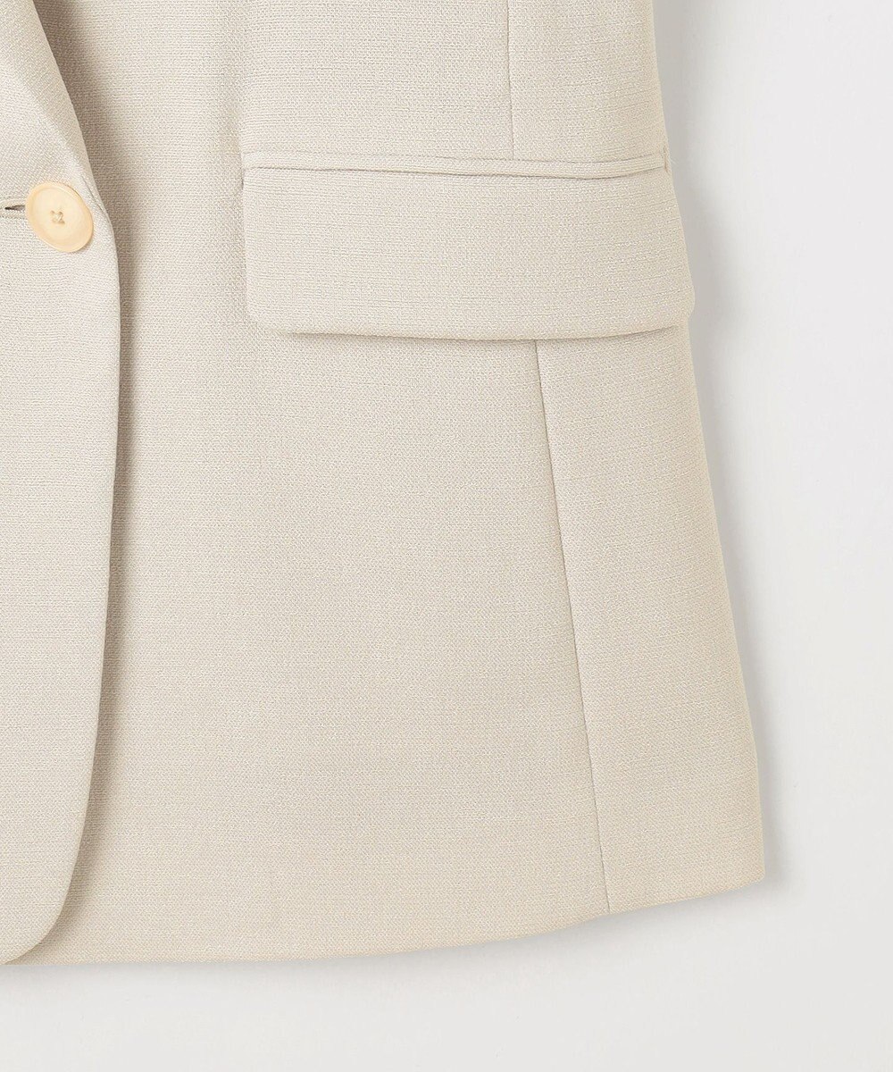 自由区 S 【セットアップ対応】リネンライクシンセティックテーラード ジャケット 