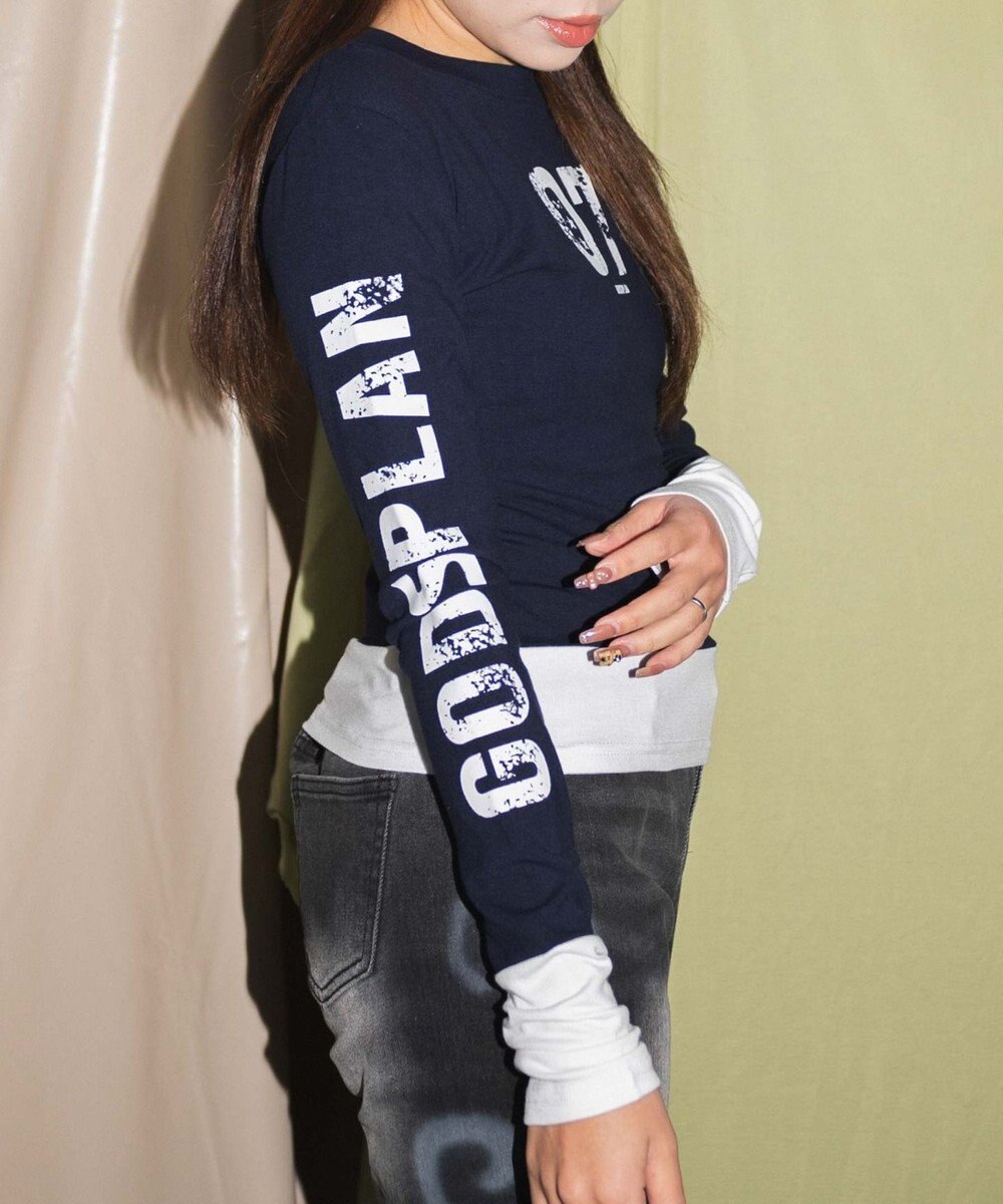 WEGO ナンハリングーレイヤードトップス 