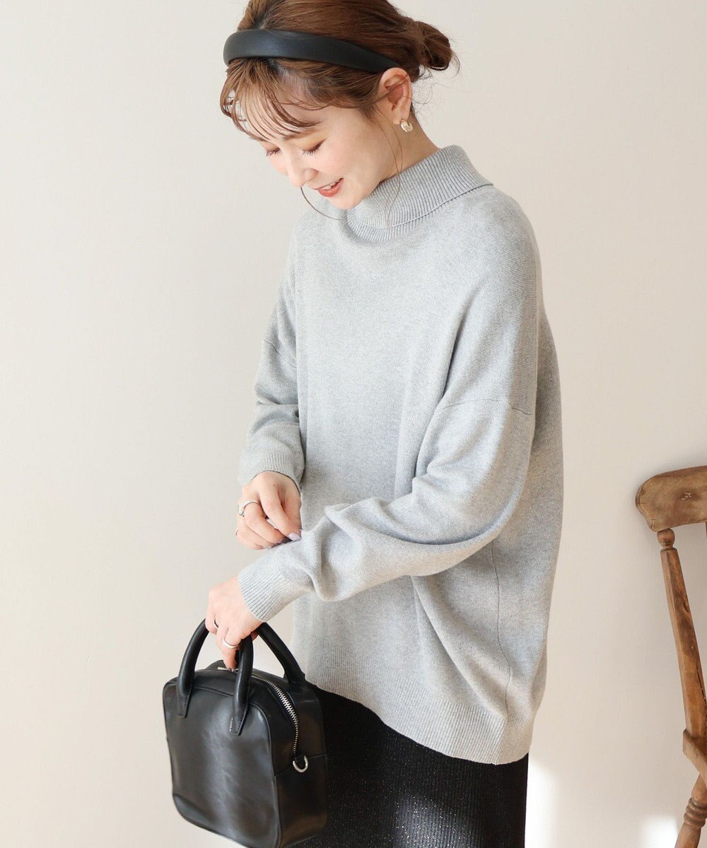 AMERICAN HOLIC ブラッシュヤーンタートルネックニットプルオーバー 