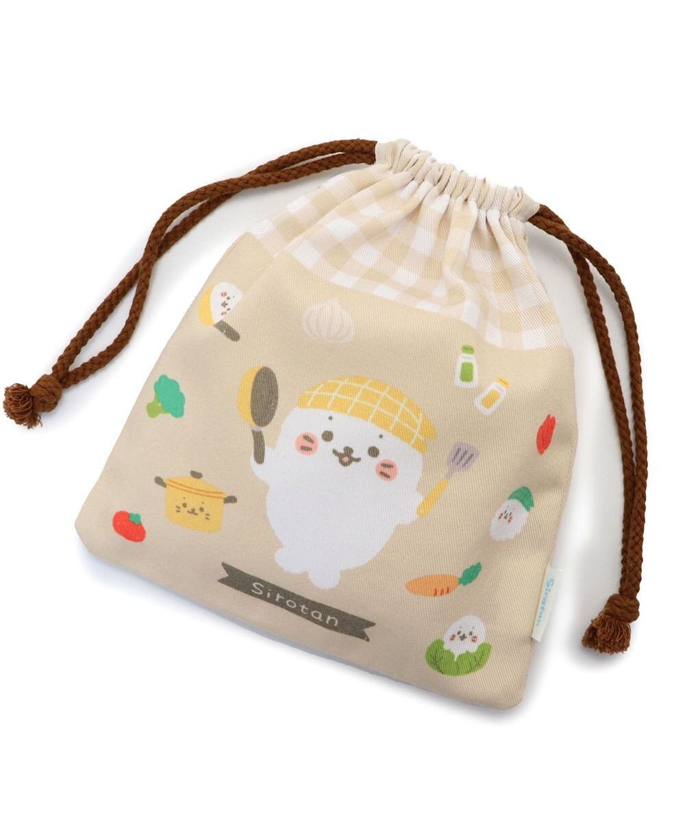 Mother garden しろたん 巾着 18×20cm 《キッチン柄 》 【単品】 