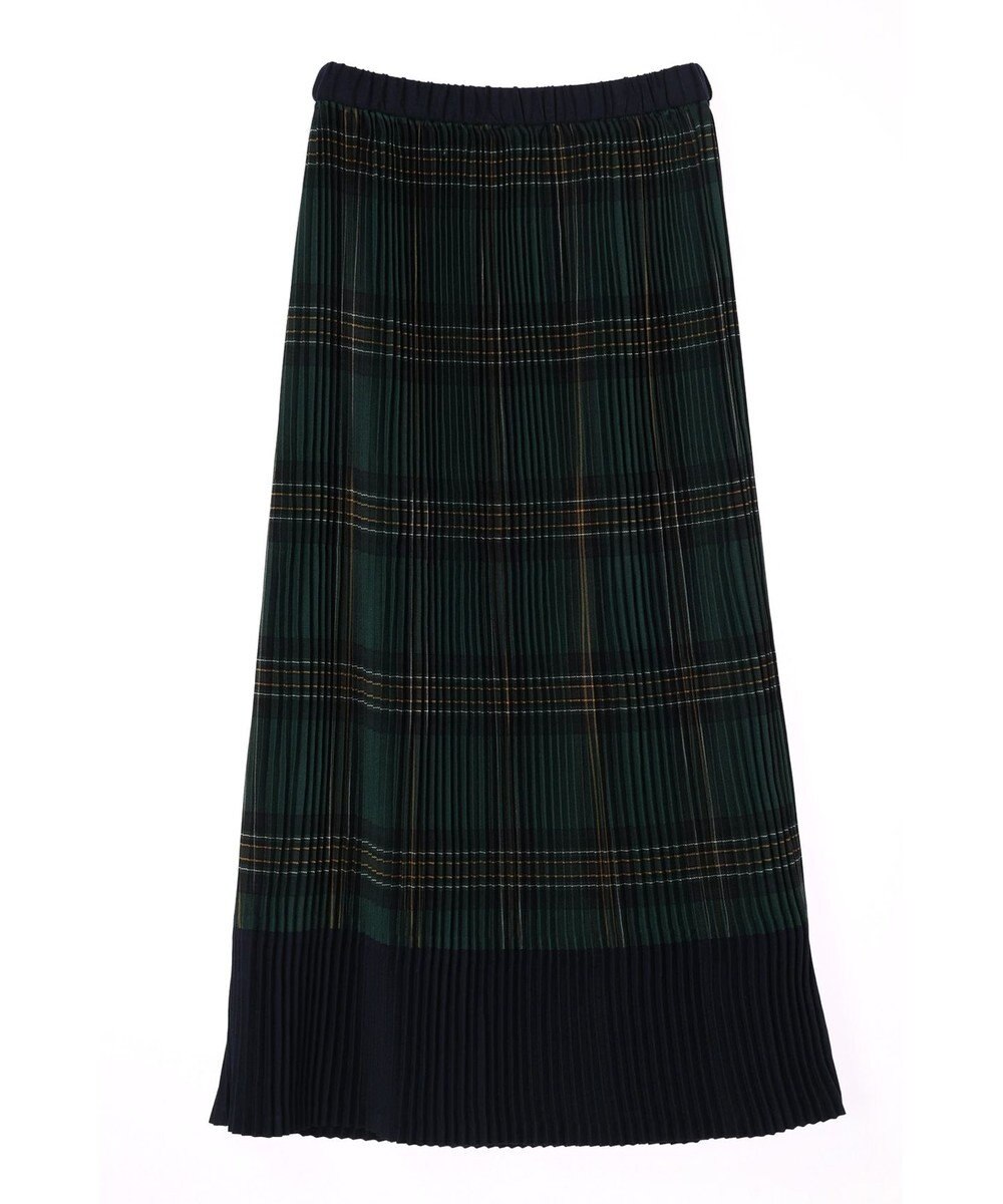CRAFT STANDARD BOUTIQUE 配色チェックプリーツスカート 