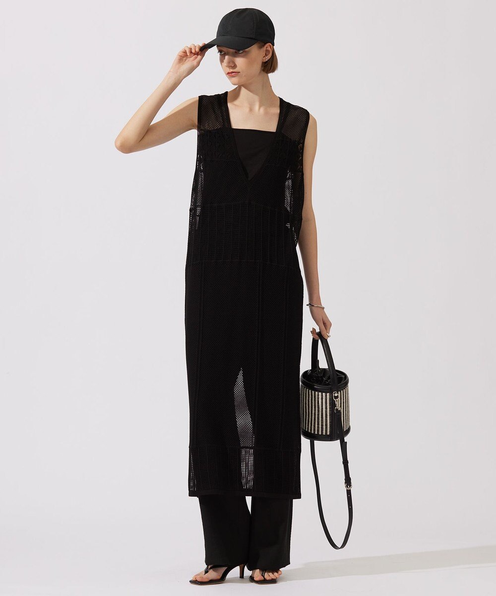 ICB クロシェニット ワンピース 