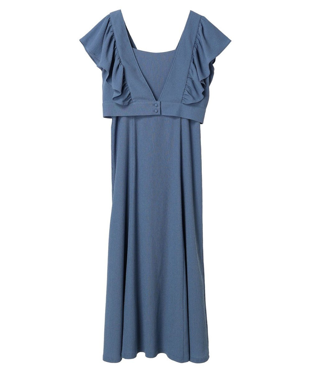 earth music&ecology ＳＥＴ２点　フリルショルダーツーピースワンピース 