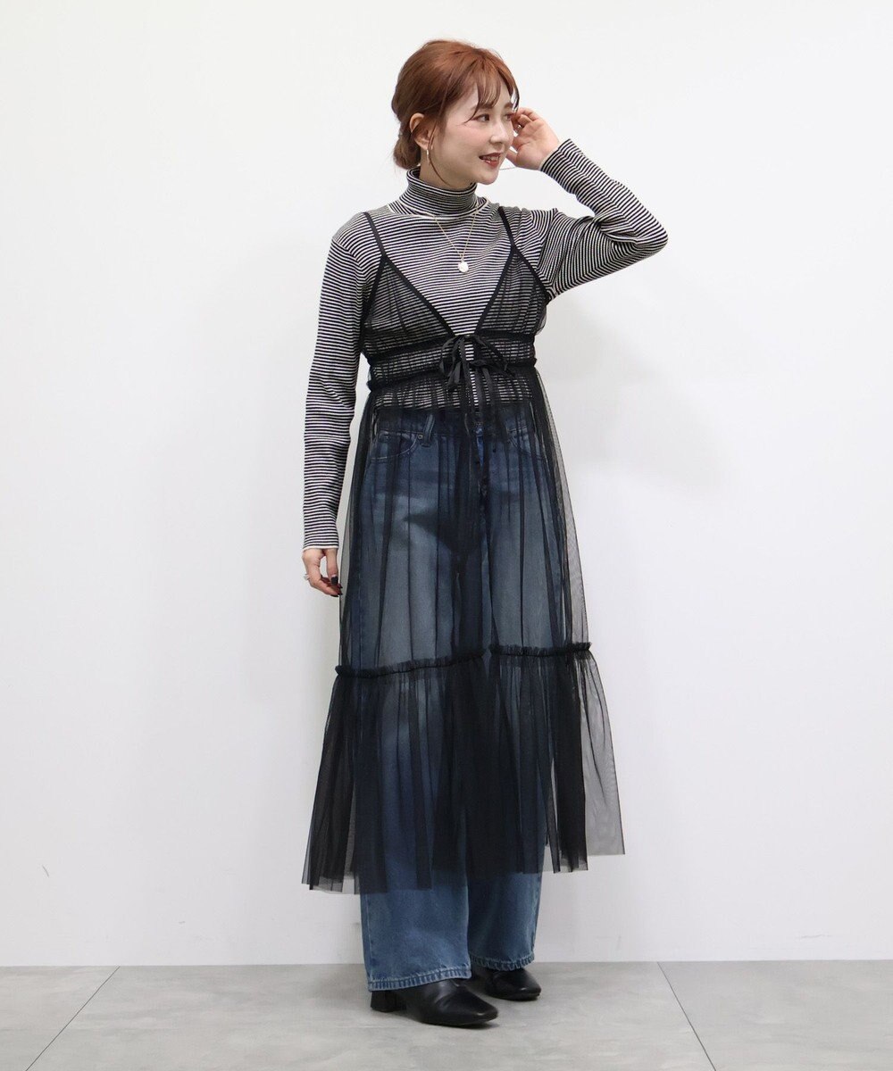 AMERICAN HOLIC ティアードチュールワンピース 