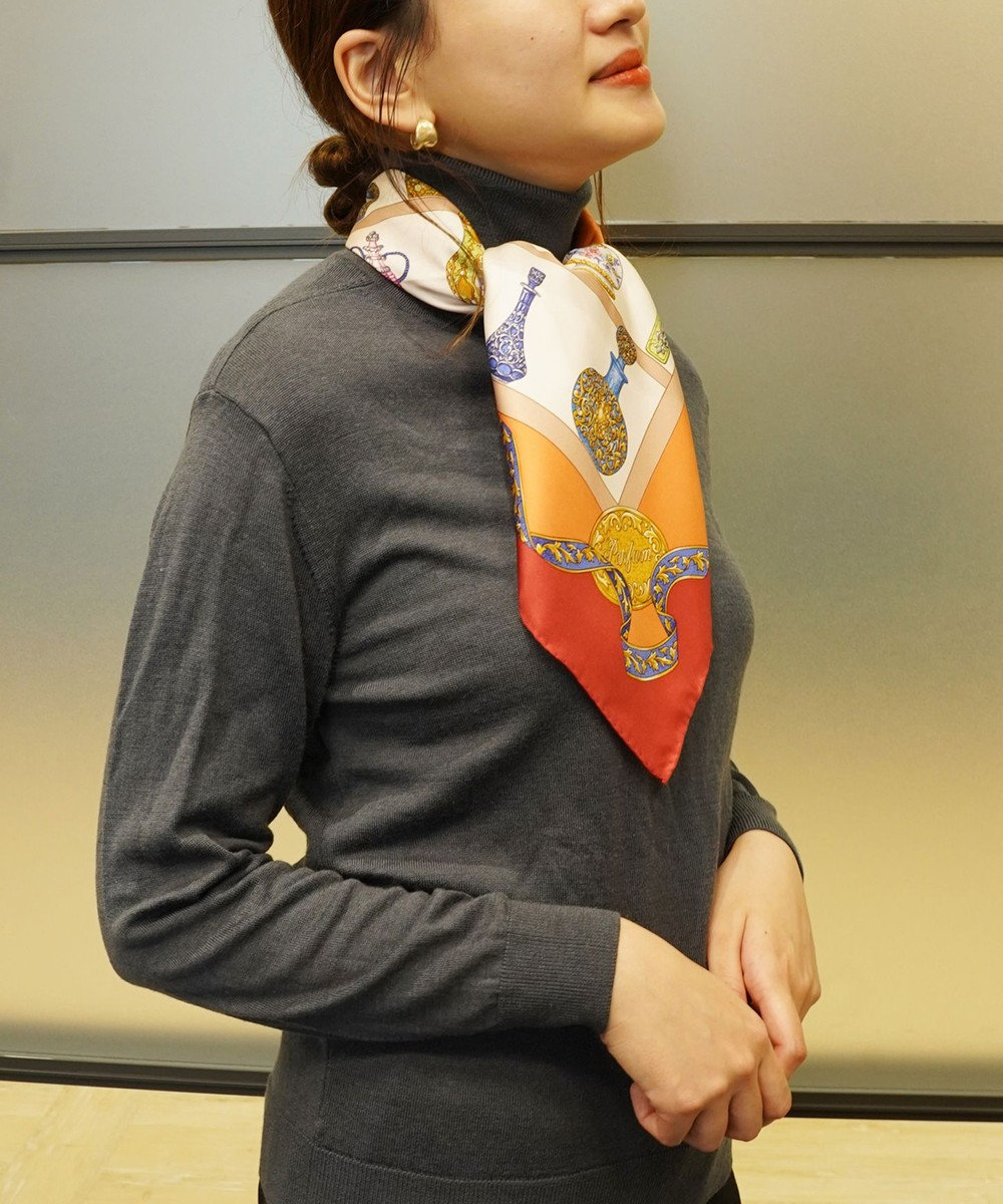 Marca スカーフ　香水瓶　横濱スカーフ