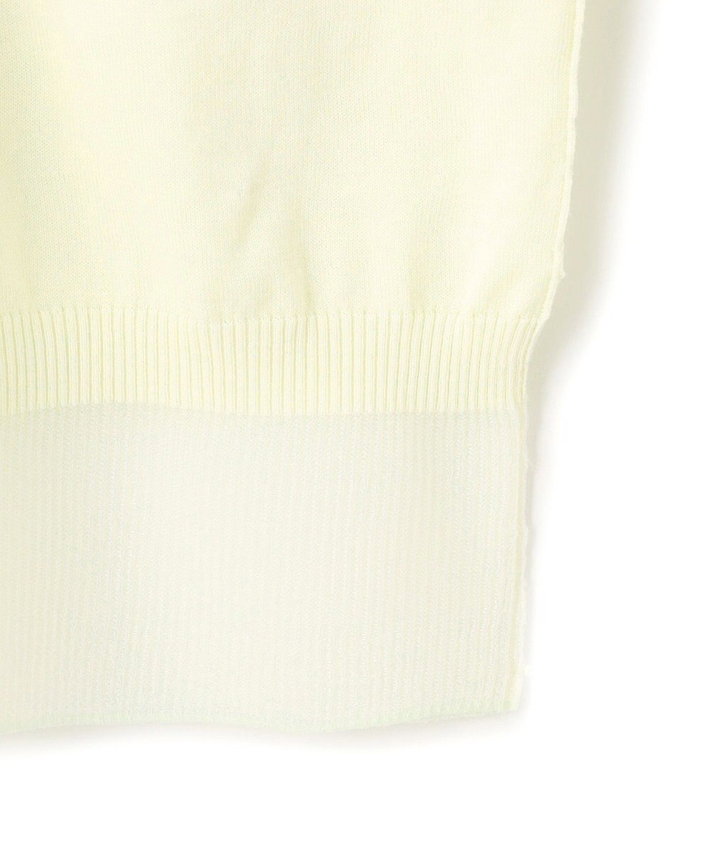 BEIGE， 【洗える】JULIE / シルク混クルーネックシアートップス 