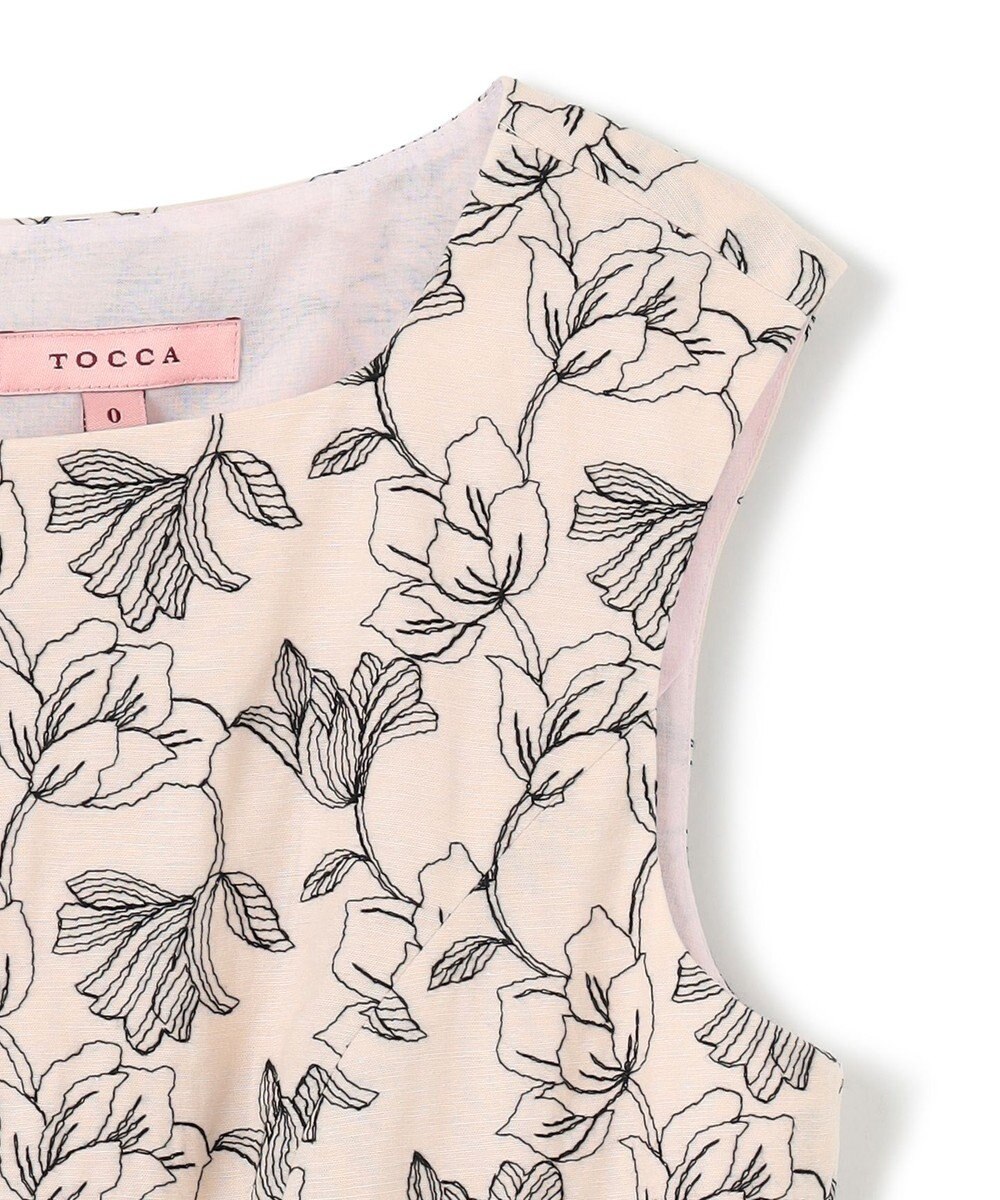 TOCCA 【洗える・消臭】CHAMBRAY GARDEN ドレス 