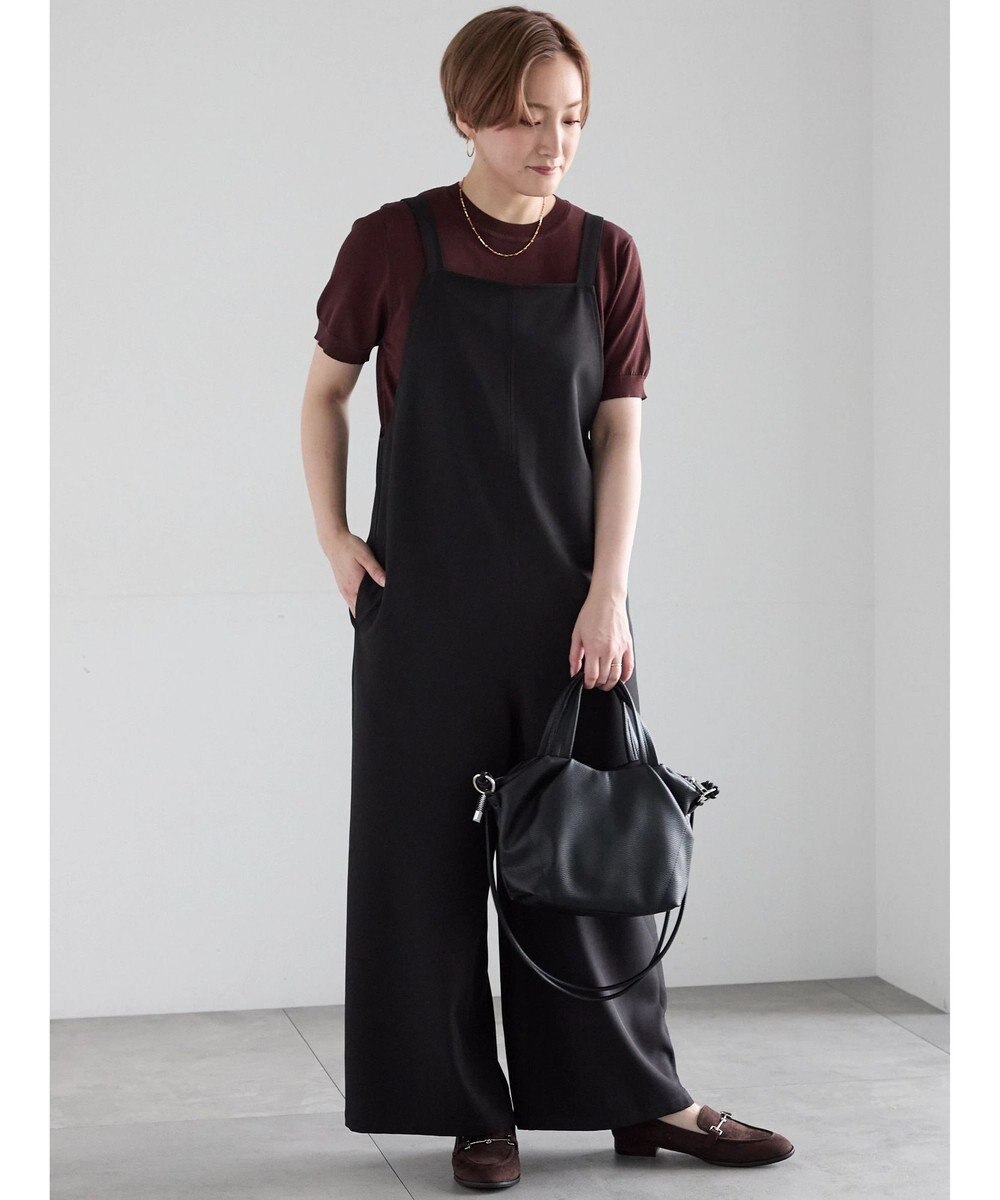 Te chichi 麻調サロペット 