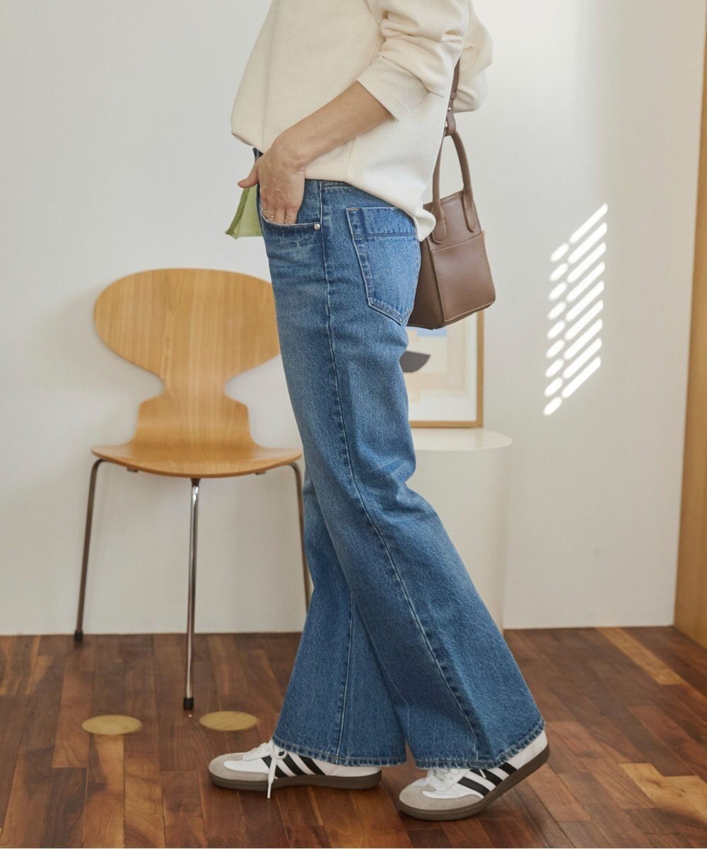 WEGO 【ANGIE VINTAGE/SMLサイズ展開】ブーツカットデニムパンツ 