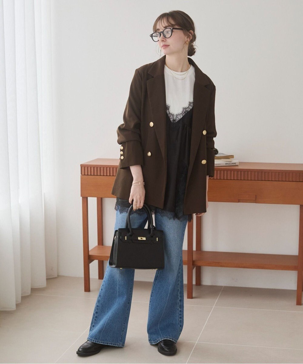 WEGO 【ANGIE VINTAGE/SMLサイズ展開】ブーツカットデニムパンツ 
