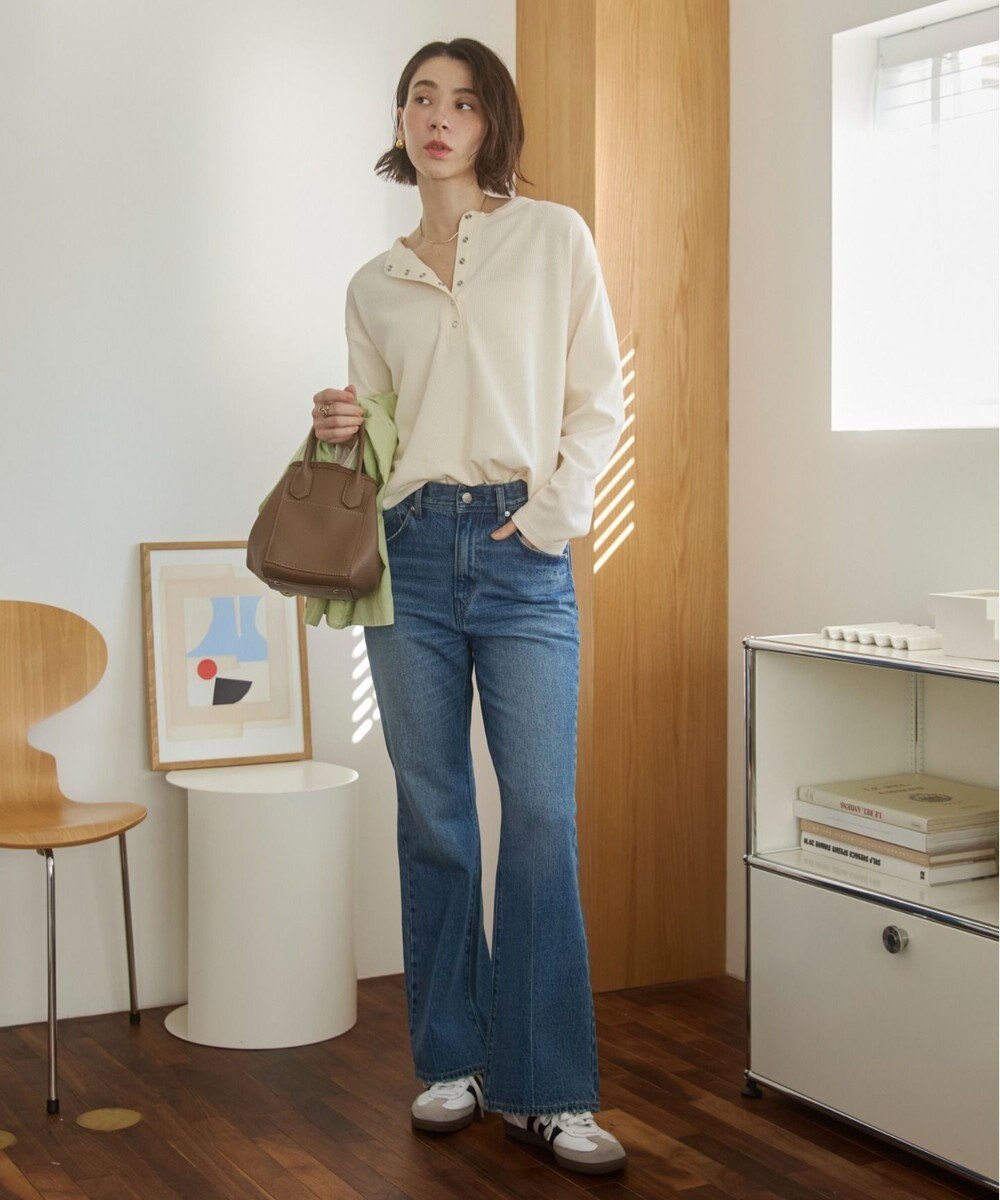 WEGO 【ANGIE VINTAGE/SMLサイズ展開】ブーツカットデニムパンツ 