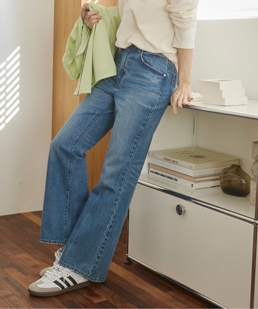 WEGO 【ANGIE VINTAGE/SMLサイズ展開】ブーツカットデニムパンツ 