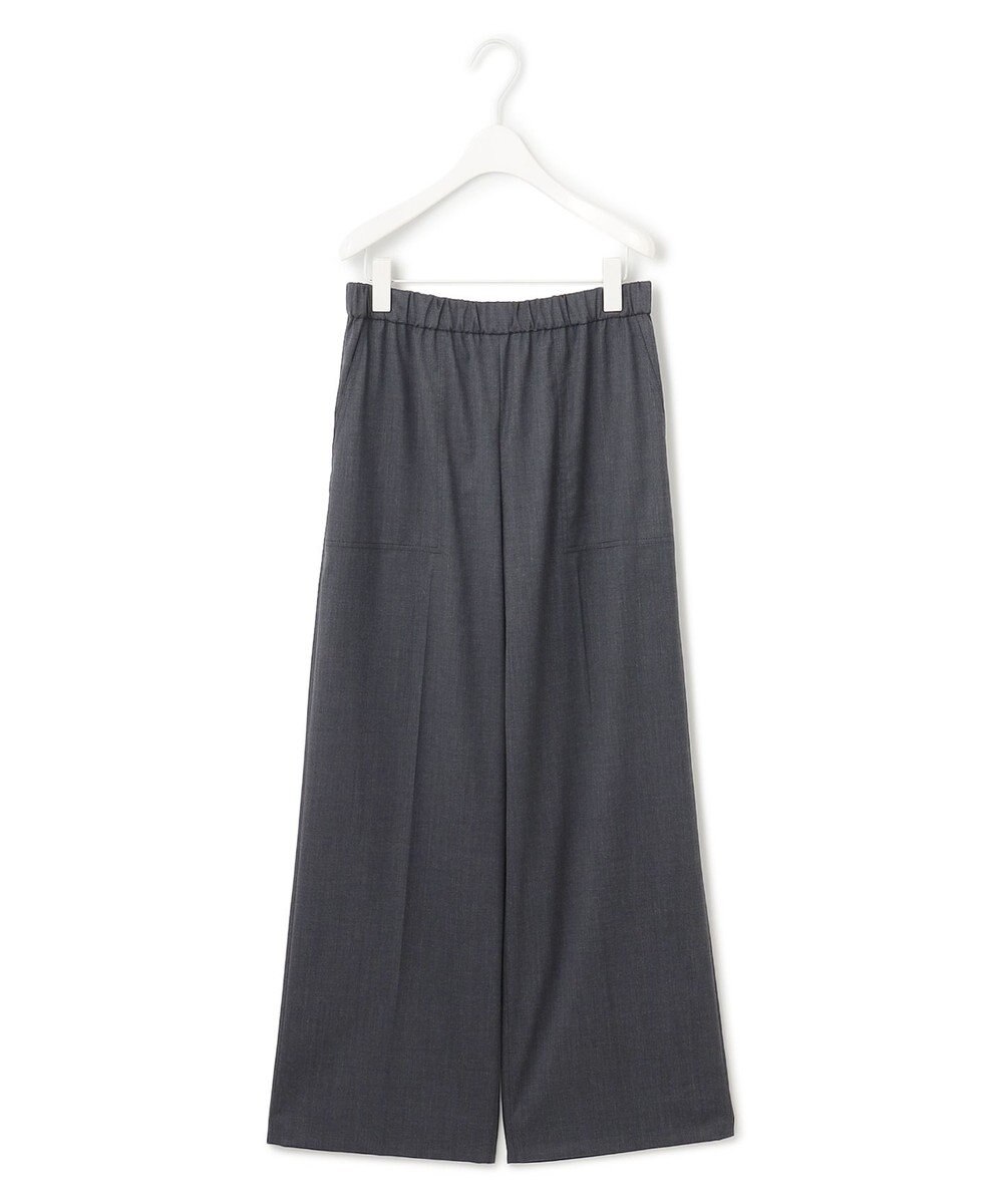 ICB 【洗える】 TWブロード ワイドストレートパンツ 