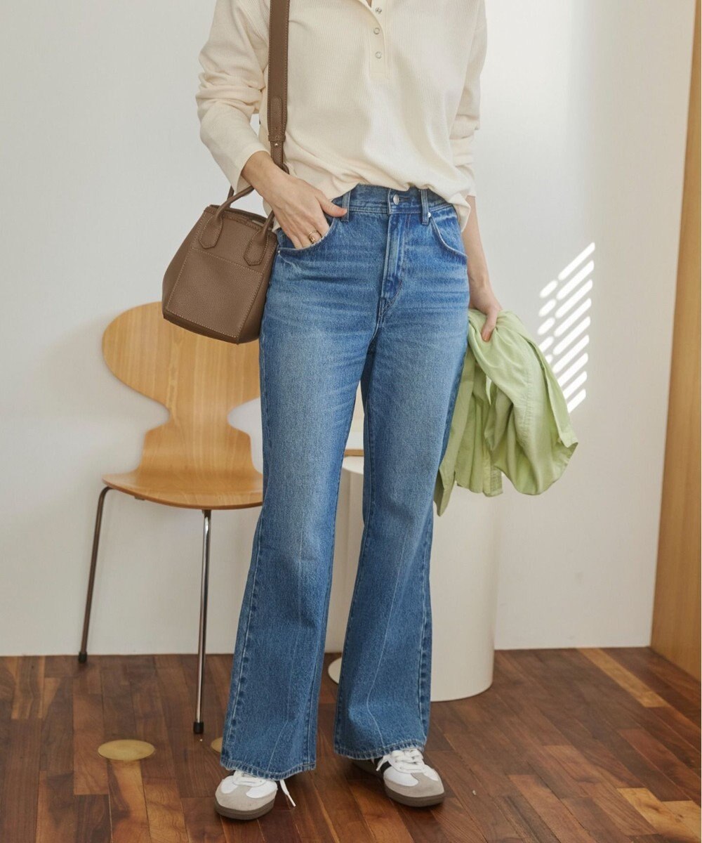 WEGO 【ANGIE VINTAGE/SMLサイズ展開】ブーツカットデニムパンツ 