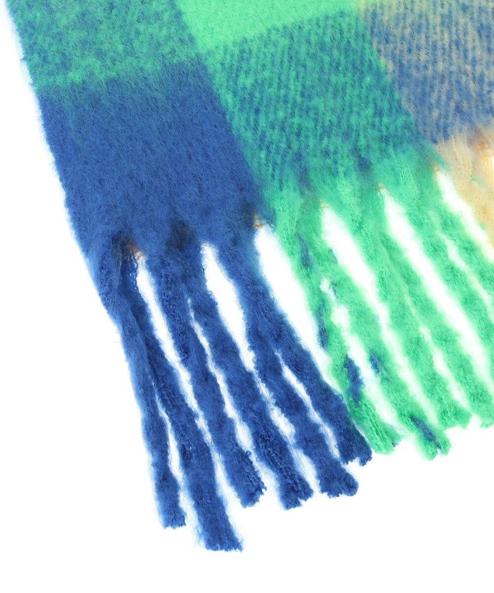 Green Parks ボリュームチェックマフラー 