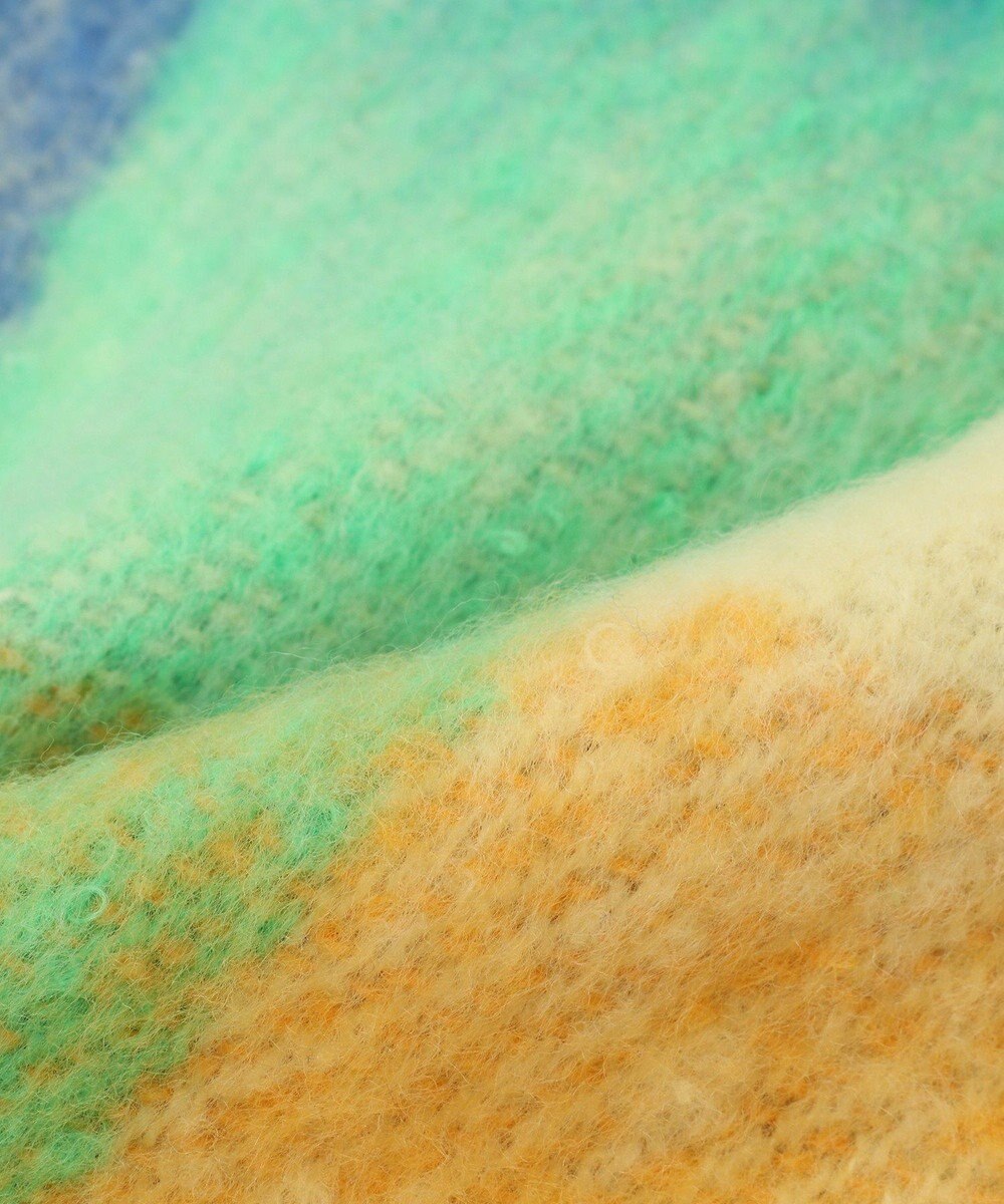 Green Parks ボリュームチェックマフラー 