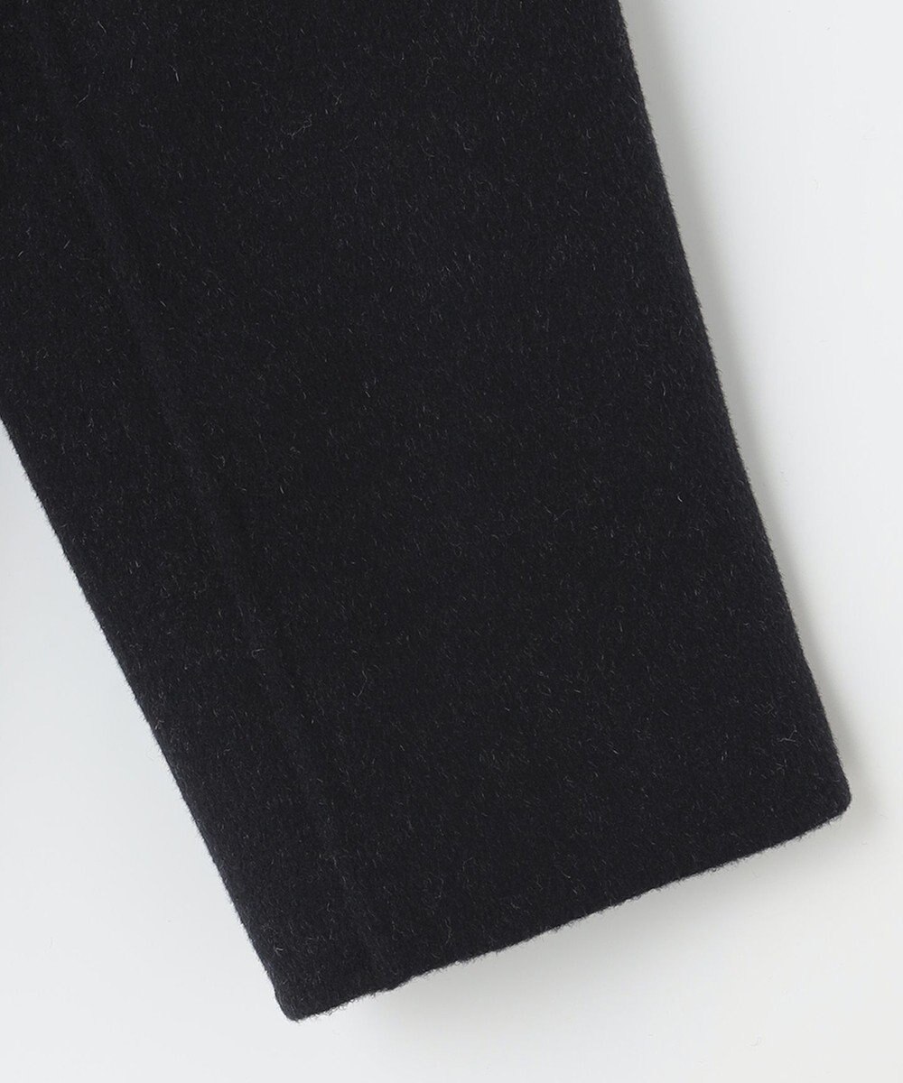 J.PRESS LADIES S 【リバーシブル】ウールナイロン リバーチェック ノーカラー ショートコート 