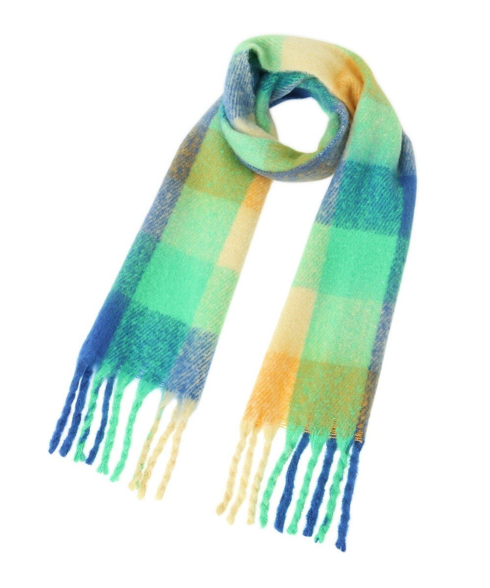 Green Parks ボリュームチェックマフラー 