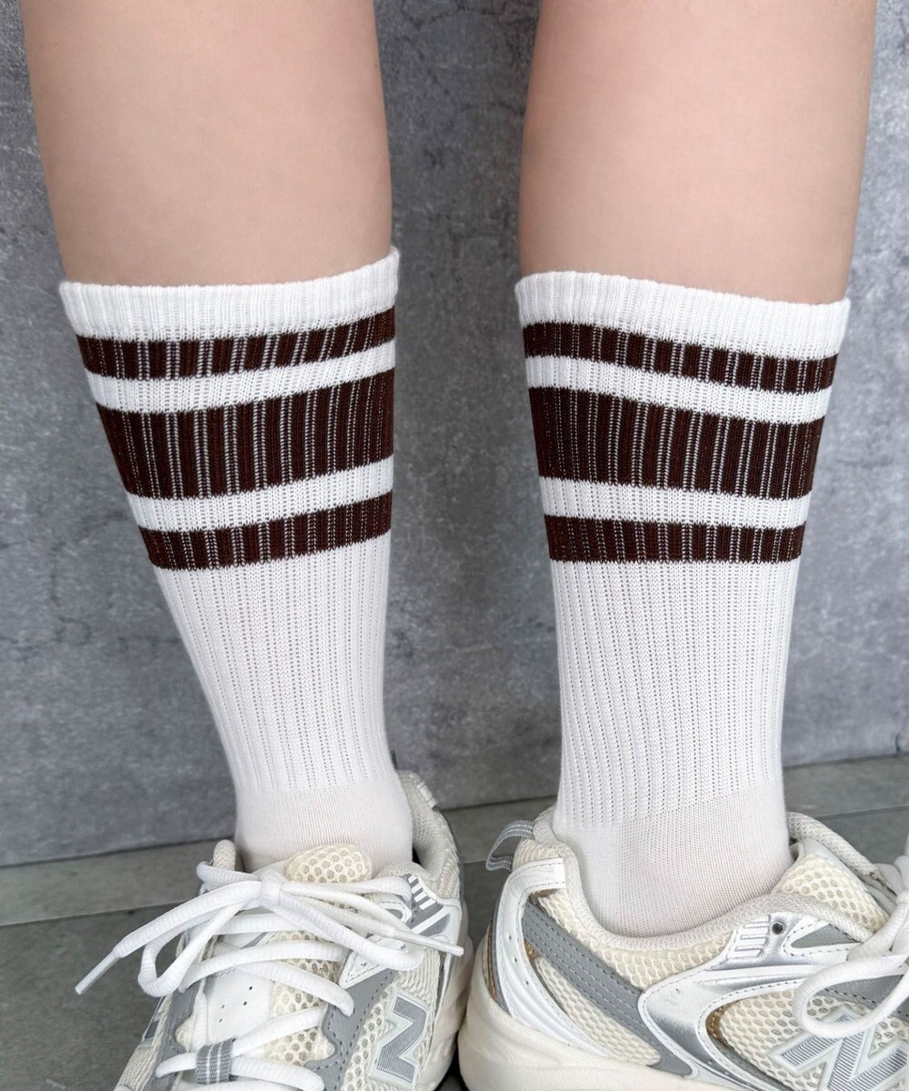 WEGO 底パイルラインソックス 