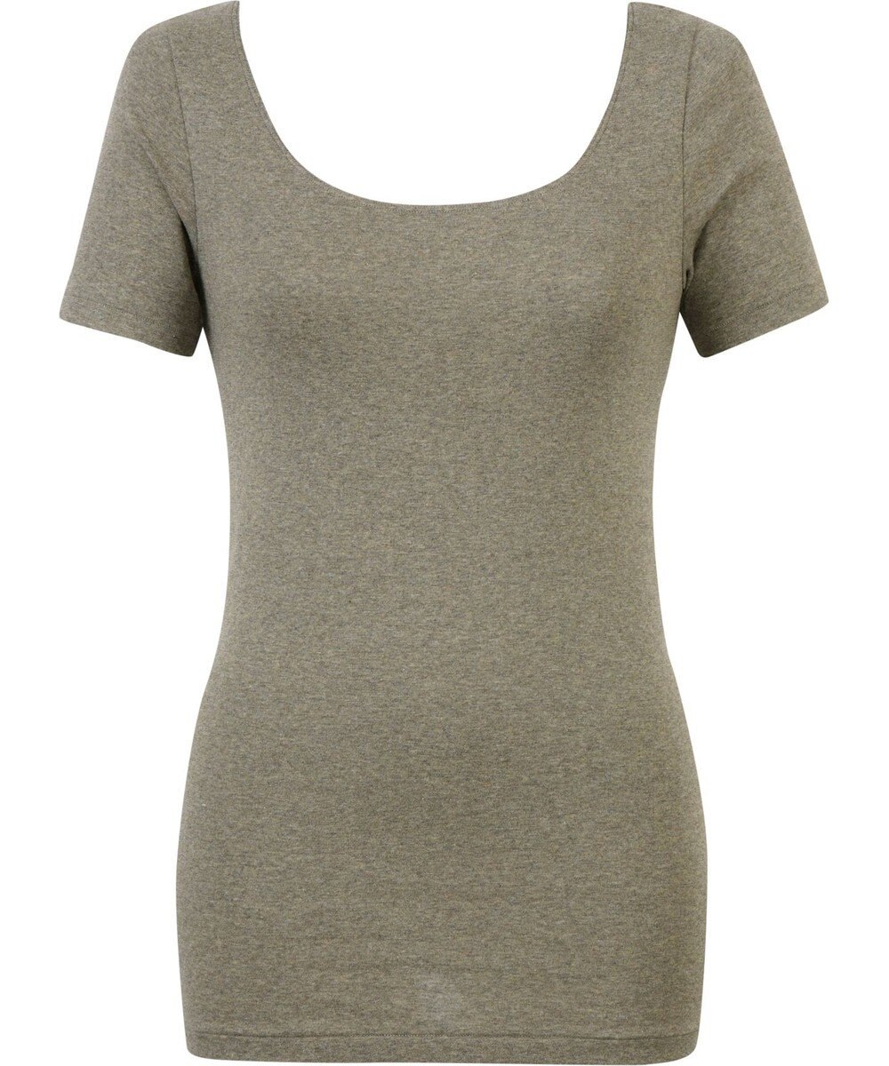 Wing あったかインナー オーガニックコットン混 やわらかくやさしい肌ざわり 【綿の贅沢オーガニック】 綿混 保温性 3分袖 半袖 秋 冬 EL4331 ウイング／ワコール 