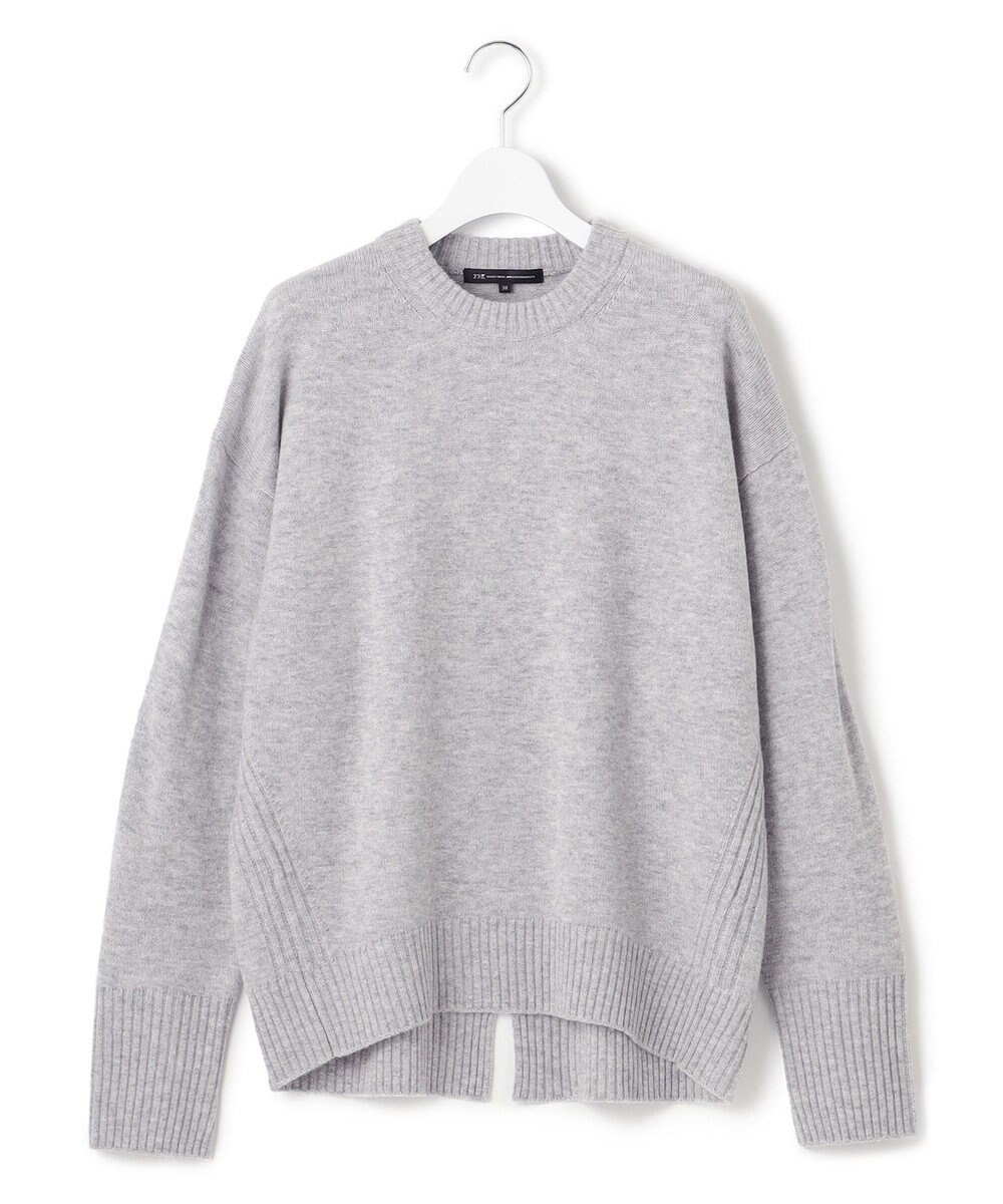 23区 【滝沢眞規子さん着用/洗える】ウールカシミヤ クルーネック ニット 