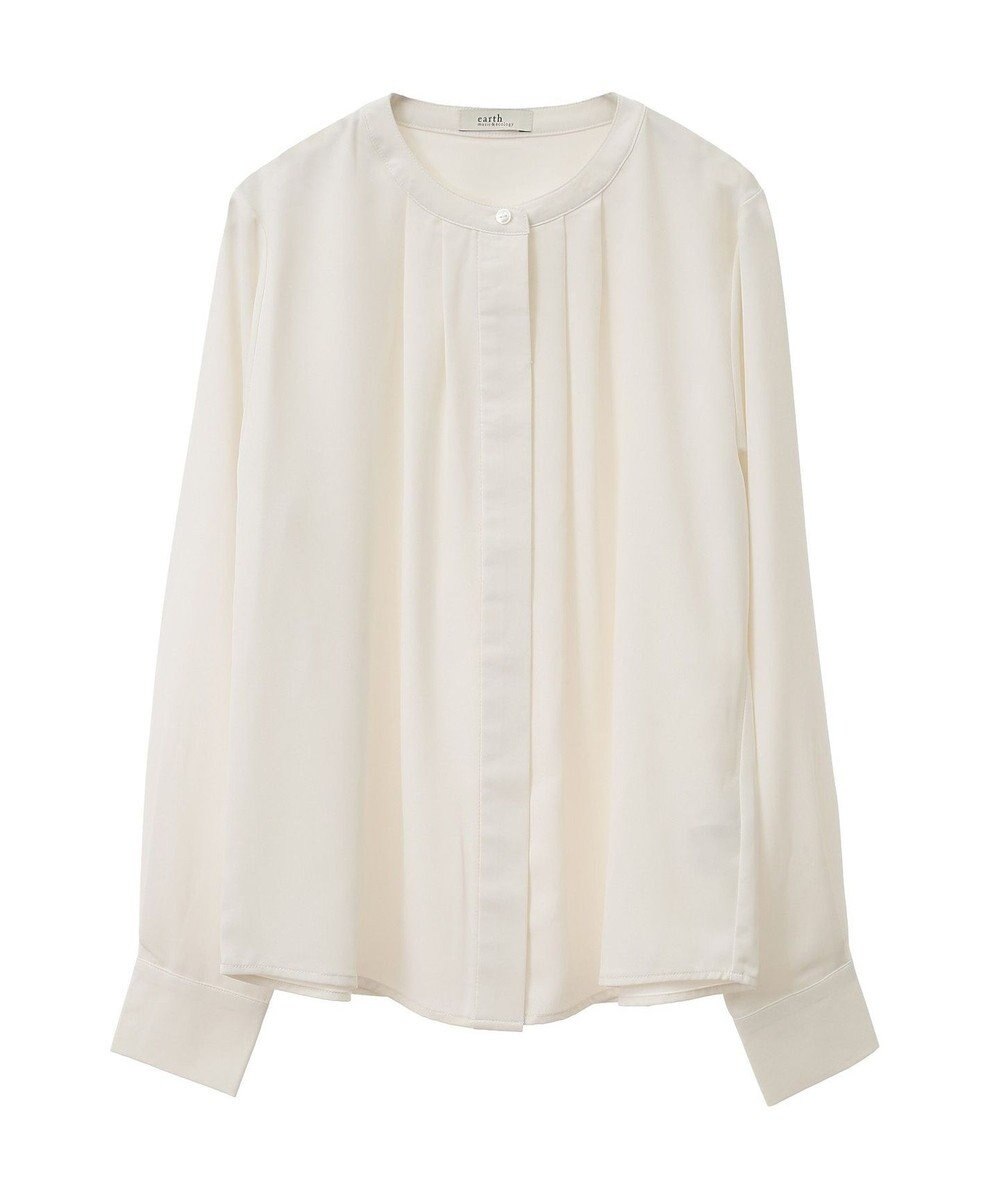 earth music&ecology フロントタックブラウス 