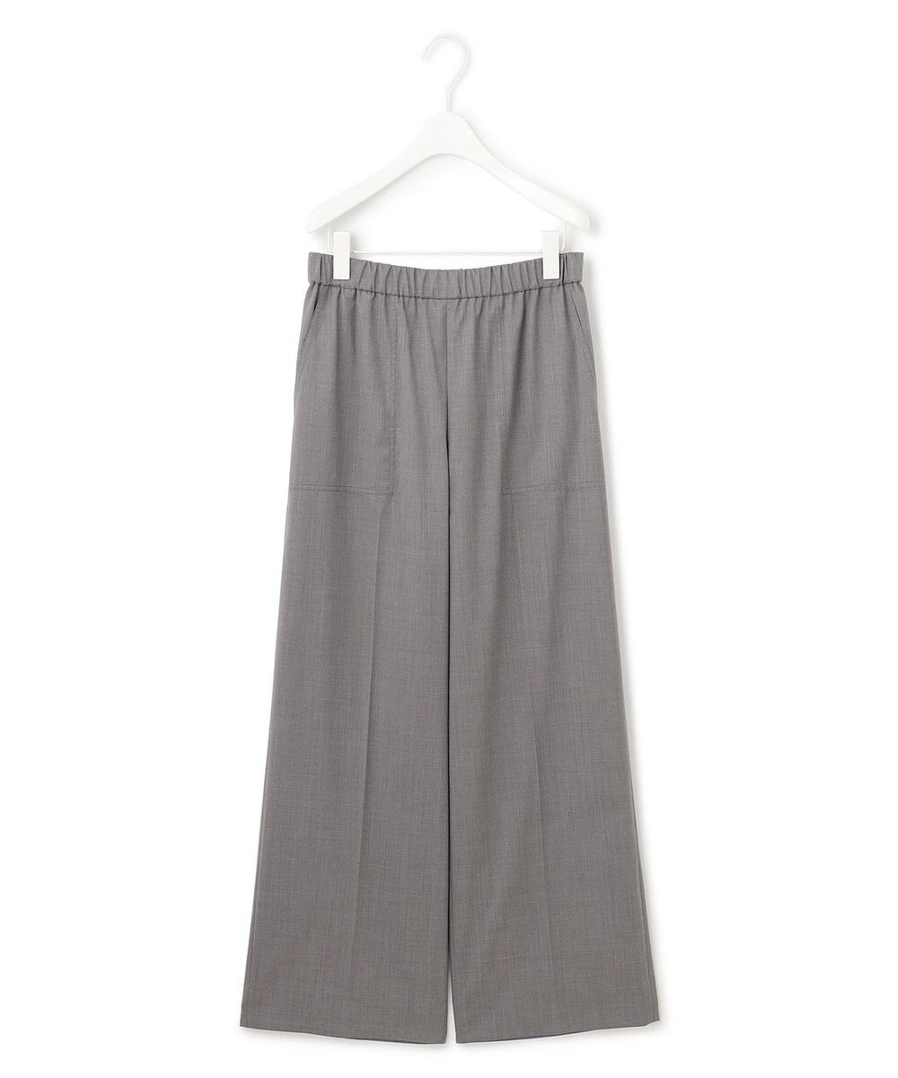 ICB 【洗える】 TWブロード ワイドストレートパンツ 