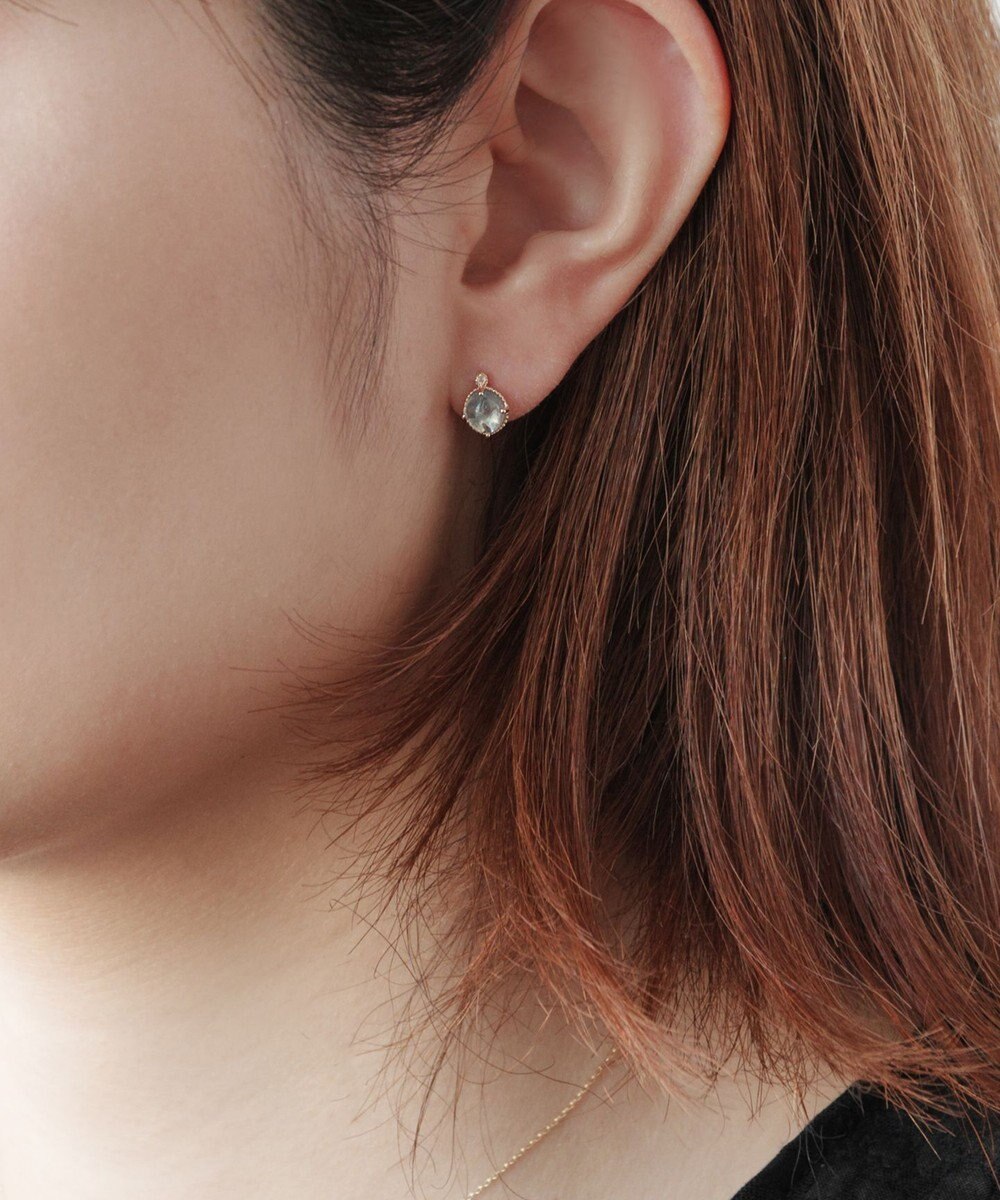 WEB限定＆数量限定】BLOOMING BUD K10 PIERCED EARRINGS K10 天然石カボションカット ピアス / TOCCA |  ファッション通販 【公式通販】オンワード・クローゼット