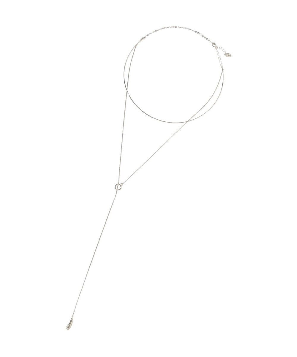 YECCA VECCA ハーフチョーカーY字ネックレス 