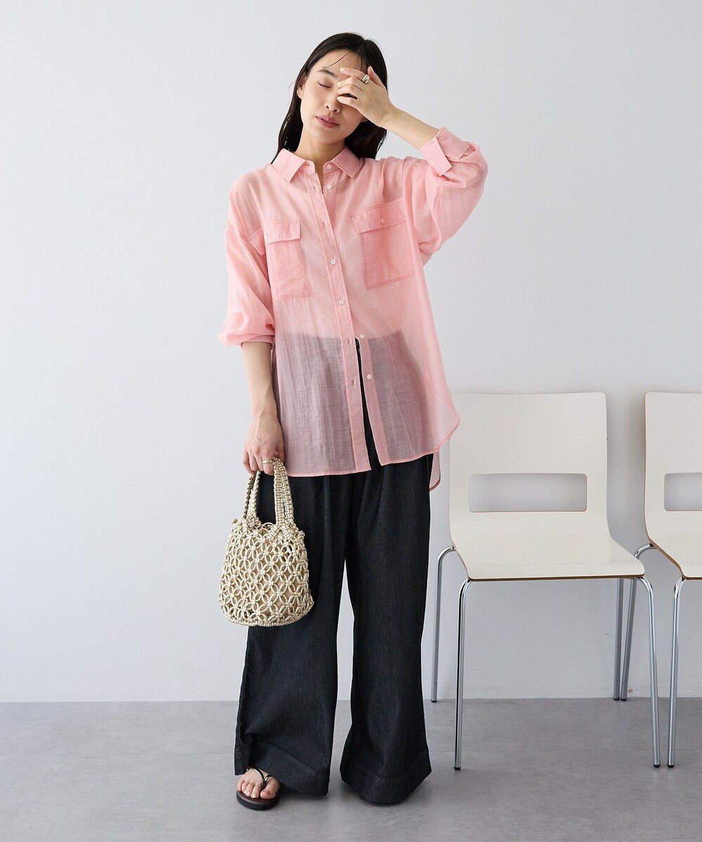 CRAFT STANDARD BOUTIQUE シアーハオリシャツ 