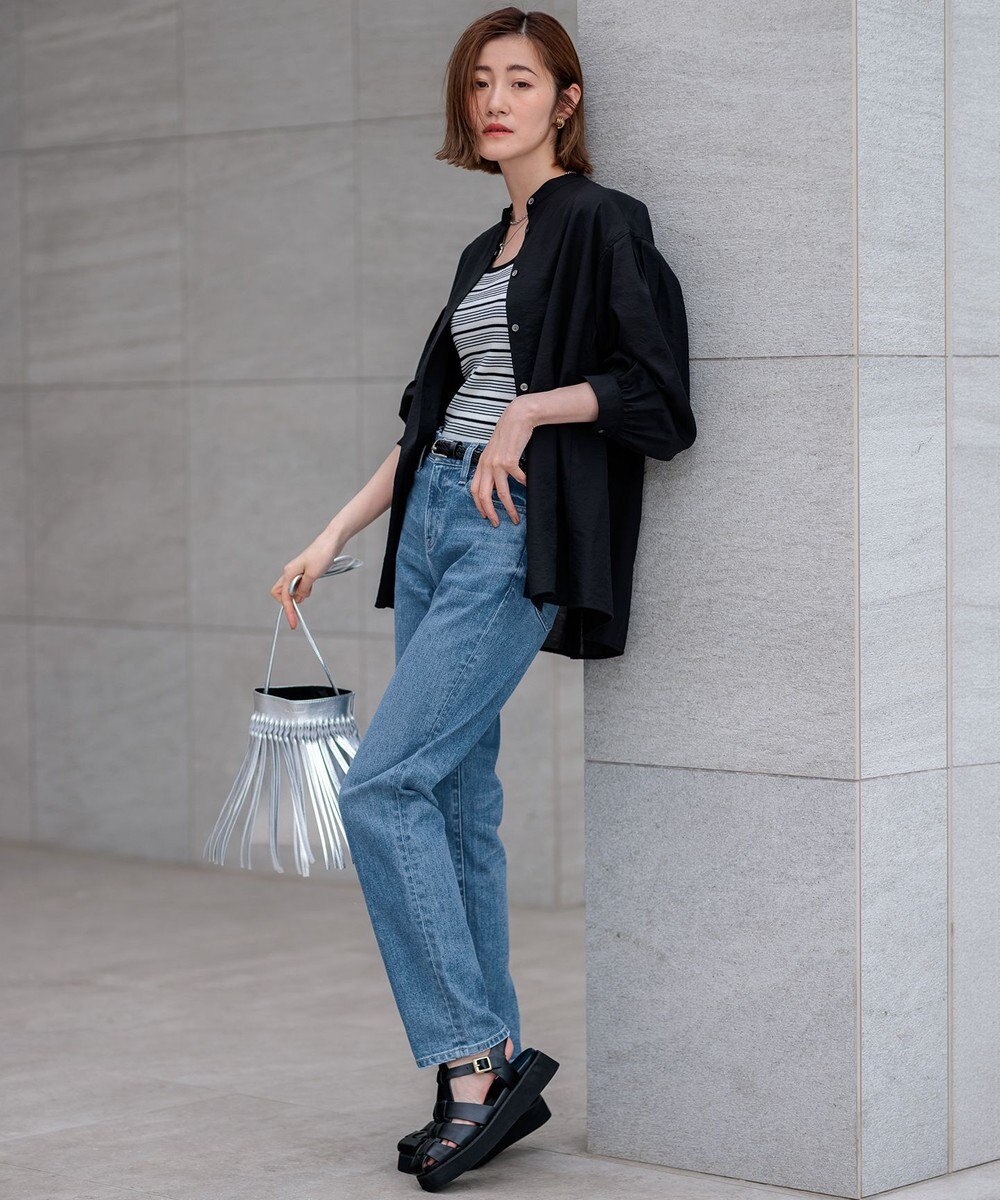 23区 S 【一部店舗限定】シアー リネン ミックス シャツ 