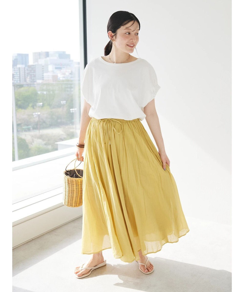 CRAFT STANDARD BOUTIQUE 【ＵＶカット】ギャザースリーブプルオーバー 